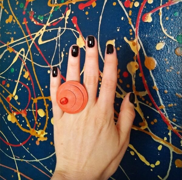 Anel Mandala Orange - Imagem 2