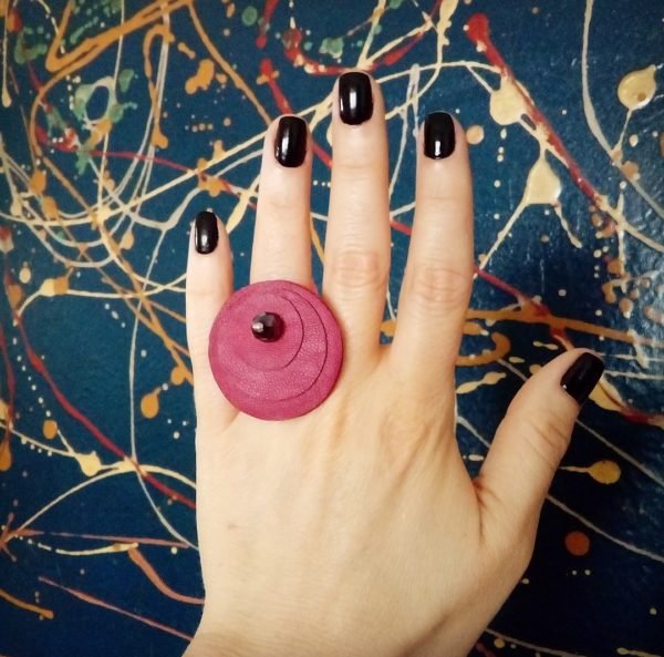 Anel Mandala Magenta